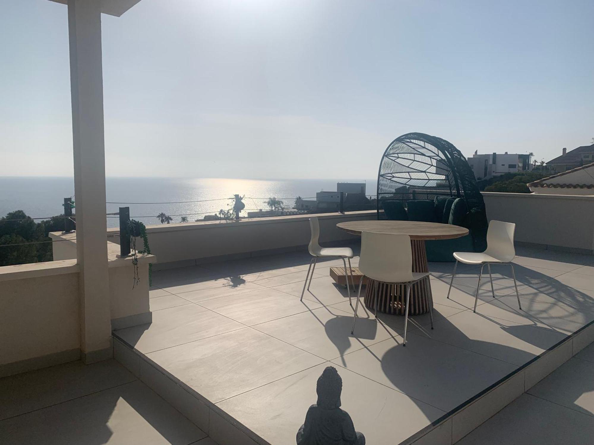 Rooftop With Beautiful Sea View Isla Plana Luaran gambar