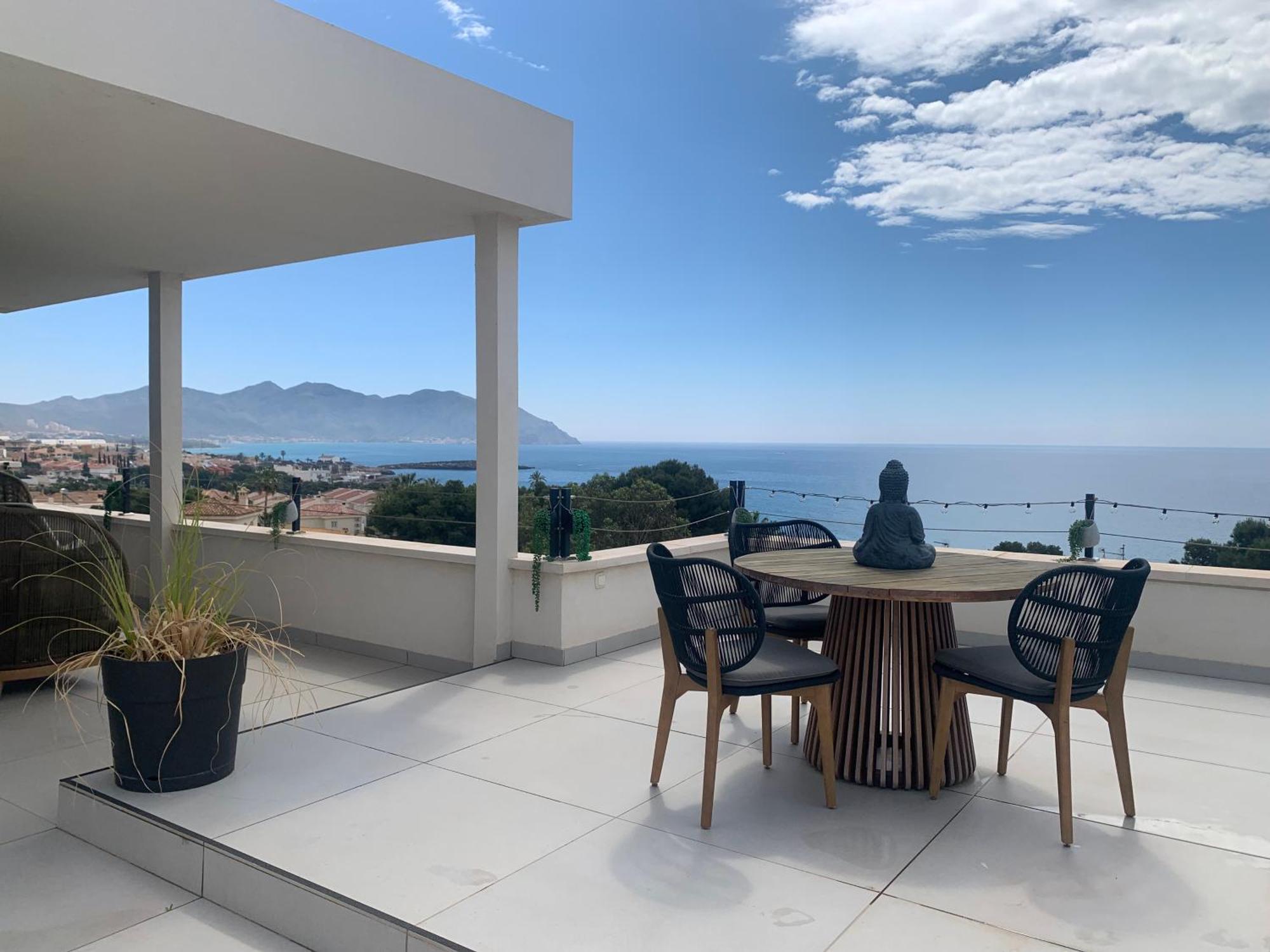 Rooftop With Beautiful Sea View Isla Plana Luaran gambar