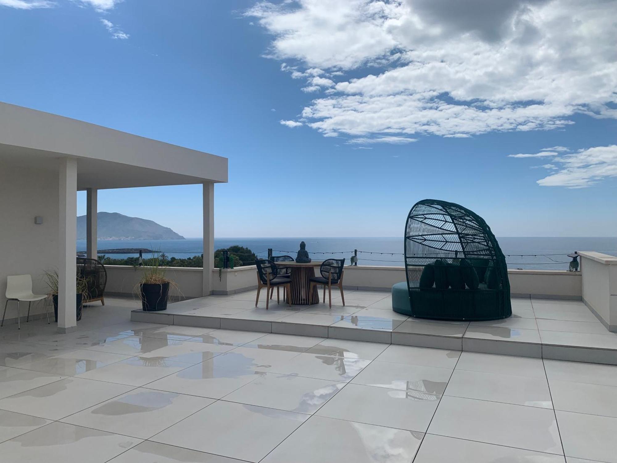 Rooftop With Beautiful Sea View Isla Plana Luaran gambar