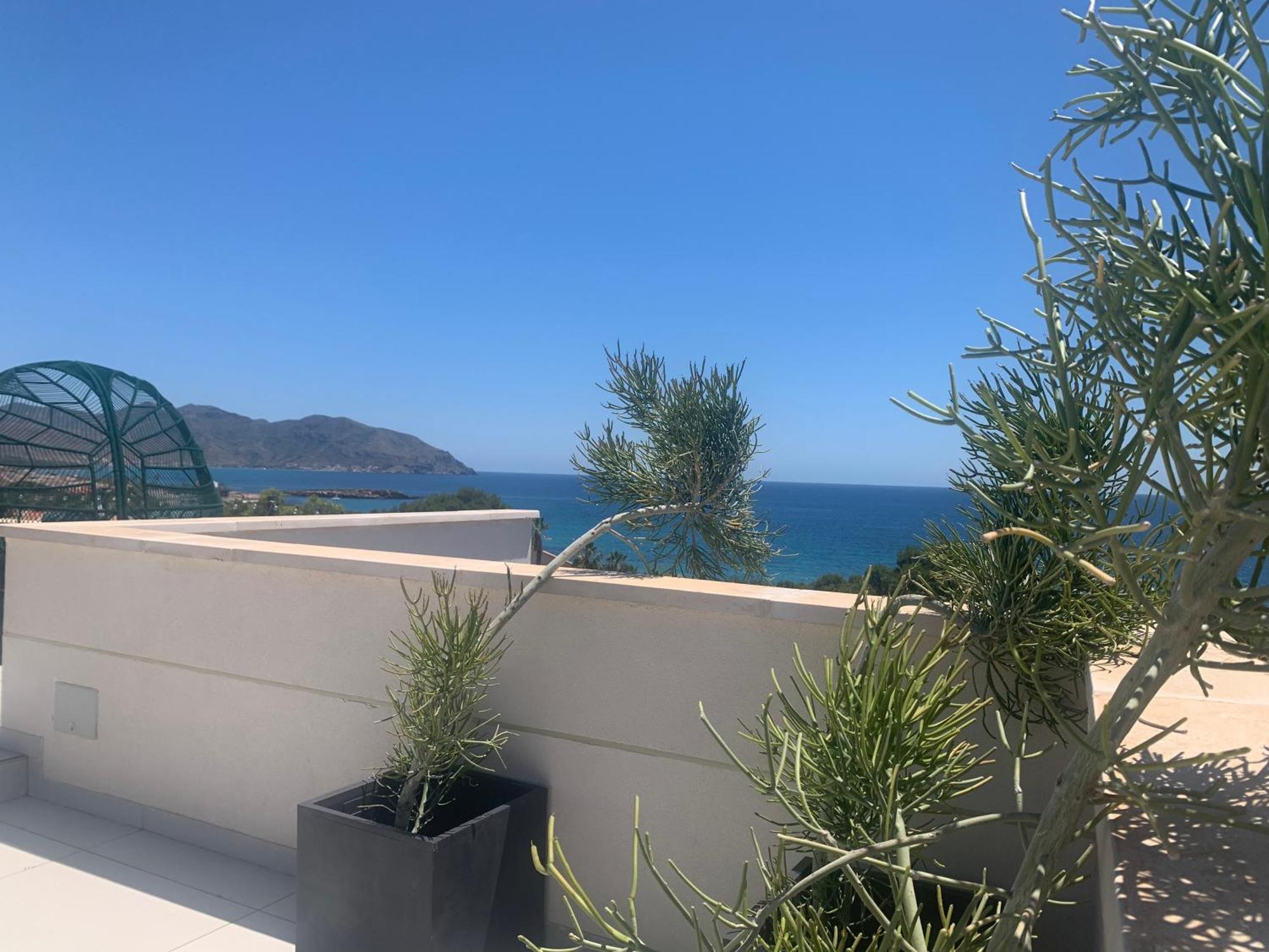 Rooftop With Beautiful Sea View Isla Plana Luaran gambar